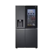 Vista frontal de Nevecón SxS InstaView DID - 635 lts - GS66SXTC - Color Negro Mate